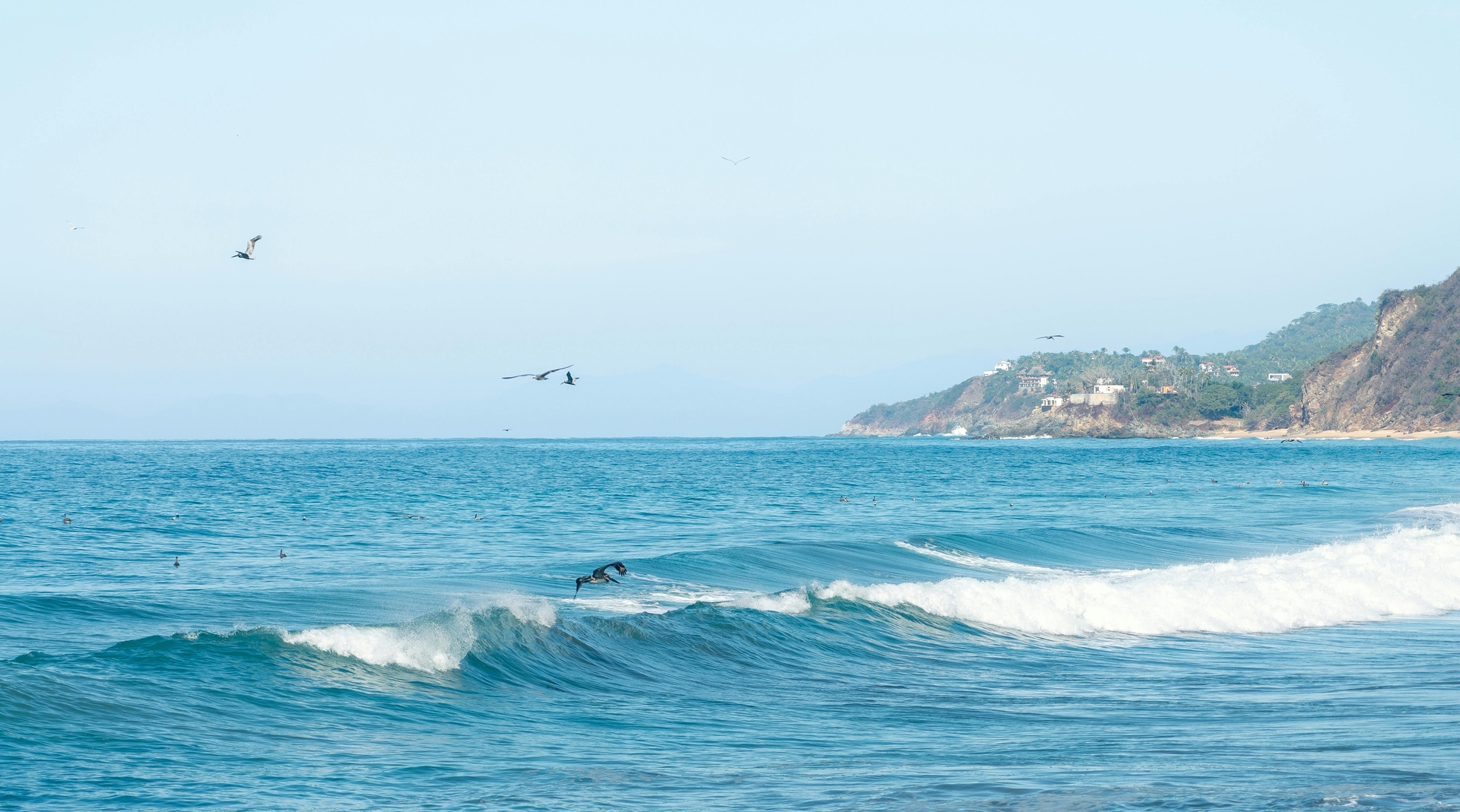 Puerto Escondido Beach Oaxaca Mexico